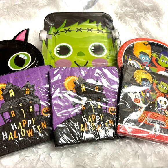 Bundle Halloween Franky, Monster Kids, Pumpkins NEW - Picture 1 of 7
